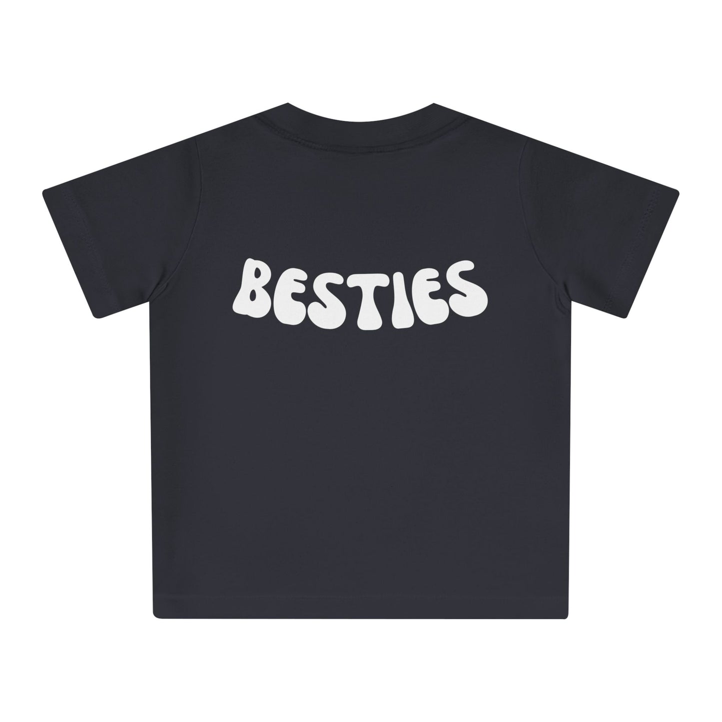 Cute Baby T-Shirt - Besties Design for Little Friends