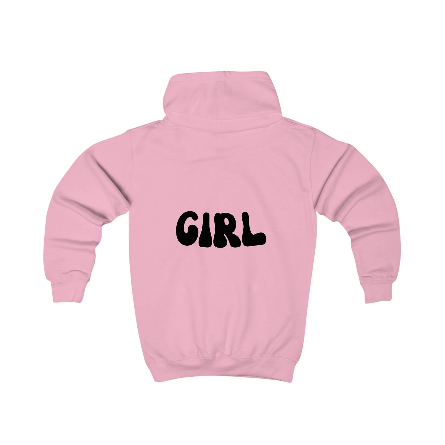 Trendy Kids Hoodie with Bold 'GIRL' Design - Perfect for Playtime and Casual Outings