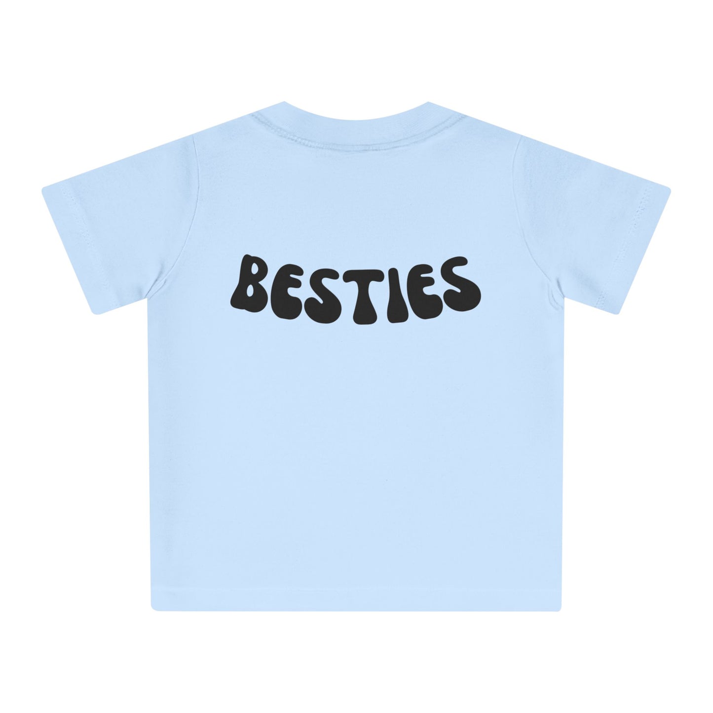 Cute Baby T-Shirt - Besties Design for Little Friends