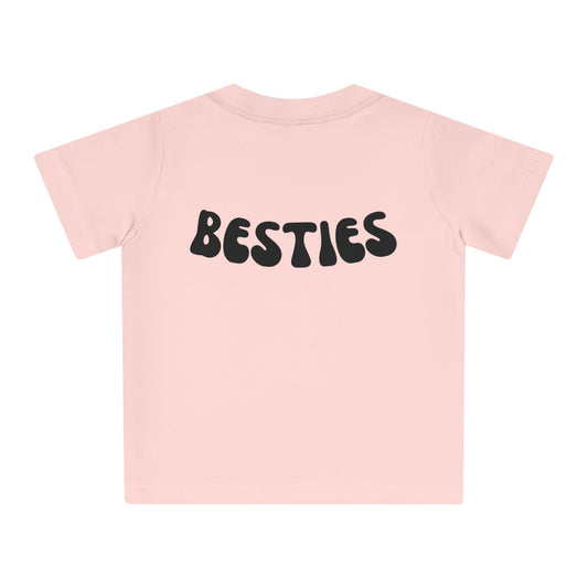 Cute Baby T-Shirt - Besties Design for Little Friends