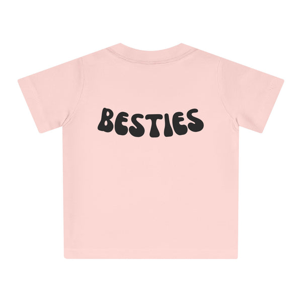 Cute Baby T-Shirt - Besties Design for Little Friends