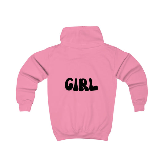 Trendy Kids Hoodie with Bold 'GIRL' Design - Perfect for Playtime and Casual Outings